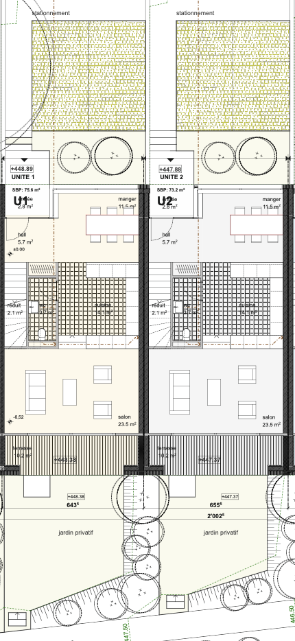 Plan Rez-de-chaussée